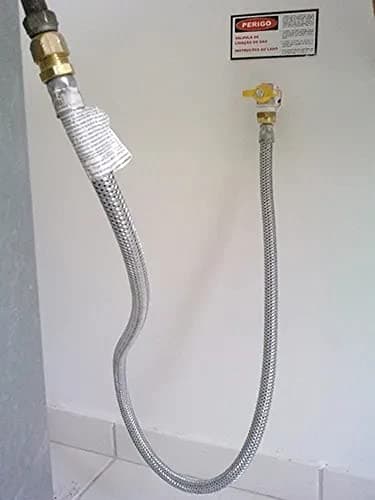 MAQENGE, kit parede dupla saída de gás forno cooktop fogão 3,5 metros