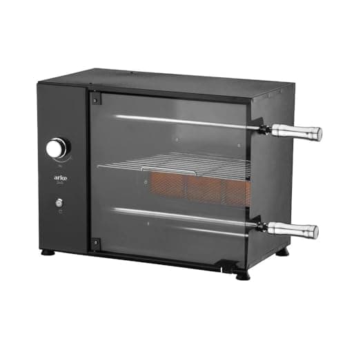 Churrasqueira a Gás Rotativa Apartamento Arke Duetto 2 Espetos + Grelha Gás Gn 127v