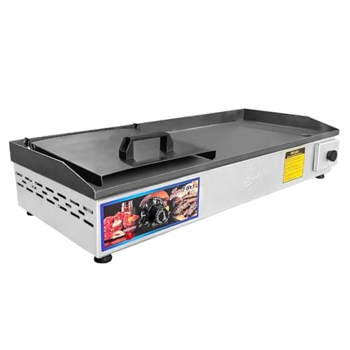 Chapa Elétrica Sevefort Grill com Abafador e Prensa Manual 70x30cm Termostato até 300°