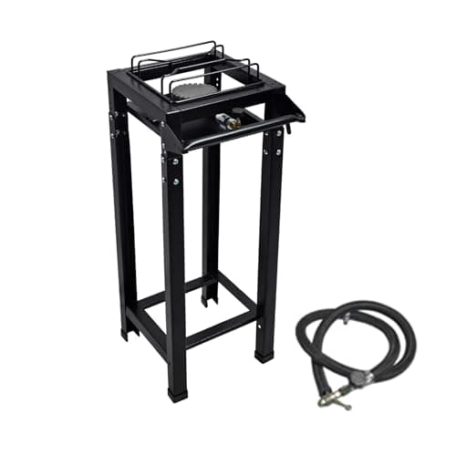 Fogão 1 Boca Industrial Alta Pressão Ferro Fundido Preto Roa