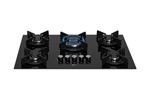 Cooktop Fischer TC Infinity Acendimento Automático 5 Bocas Vidro Preto Bivolt