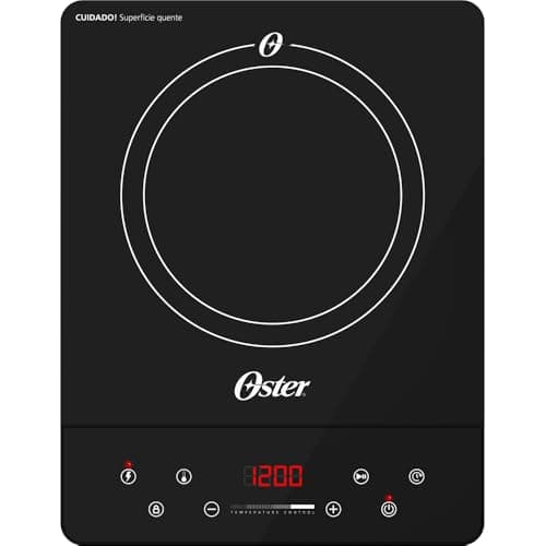 Cooktop de Indução 1 Boca Oster Touch Screen Portátil - 127V