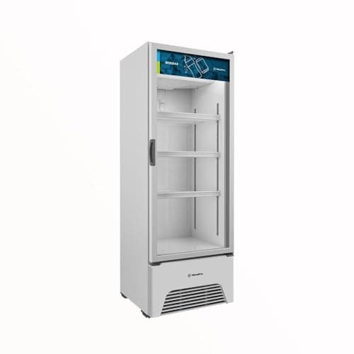 Refrigerador Expositor Vertical Metalfrio 403 Litros Vb40al 220v branco com porta de vidro