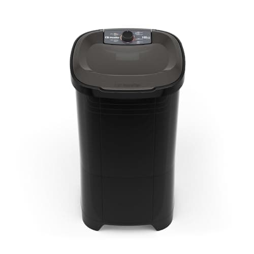 Máquina de lavar semiautomática Mueller 10 kg preta 220V