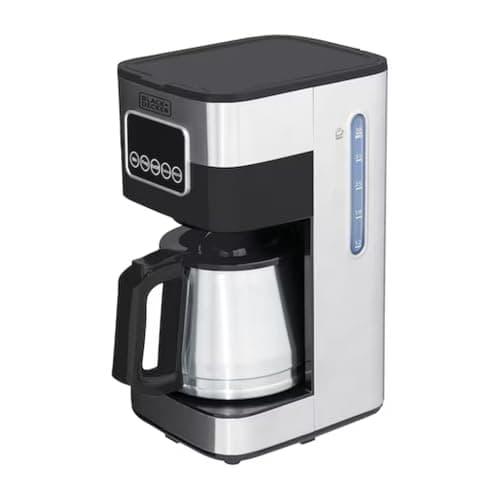 Cafeteira Elétrica BLACK+DECKER CM350G-BR Inox, Painel Digital, Filtro Permanente