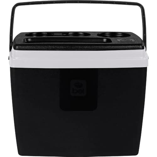 Bel - Caixa Térmica 19 Litros Preta e Branca