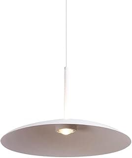 Lustre Pendente Nordecor Kale Ger 2859 38cm Branco Led Bivolt