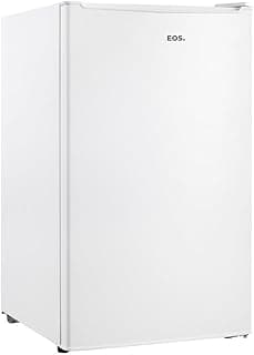 Frigobar Eos Ice Compact 93 Litros Branco Efb101 220v - Frigorífico pequeno em pé, cor branca, marca EOS visível.