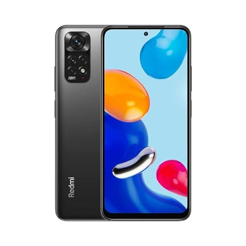 Xiaomi Redmi Note 11 Graphite Gray com 6GB de RAM e 128GB de ROM, câmera traseira quadrupla.