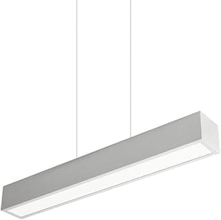 Lustre Pendente Newline Sobrepor V 466 Led Bivolt Branco 3000K Luz Amarela