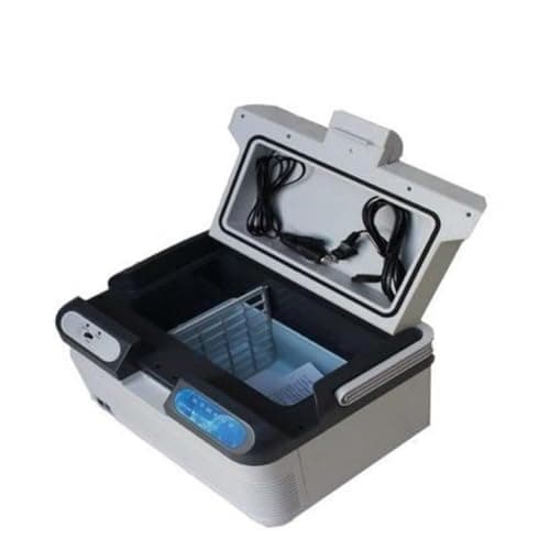 Mini Geladeira Portátil 12 Litros Frigobar para Carro Camping 12 Volts Viagens Refrigerador e Aquecedor 2 em 1