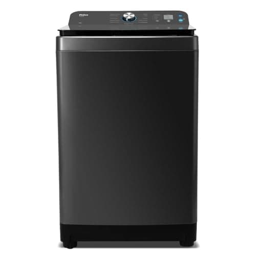 Máquina de Lavar Roupa Philco PLR14B 14 Kg, preta, em fundo branco