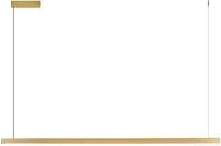 Pendente Led Linear Escritório 3000k 100cm Dourado Pd2262