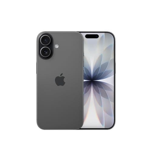 iPhone 17 256 GB preto, mostrando o verso com câmera dupla e logotipo da Apple