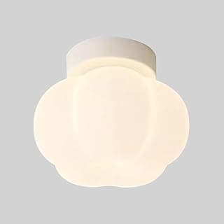 Luz de teto moderna minimalista em forma de nuvem, iluminação LED ajustável em três cores, ideal para quartos e corredores