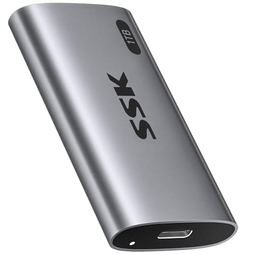 SSD Externo SSK 1TB - Unidade de Estado Sólido Portátil com USB-C