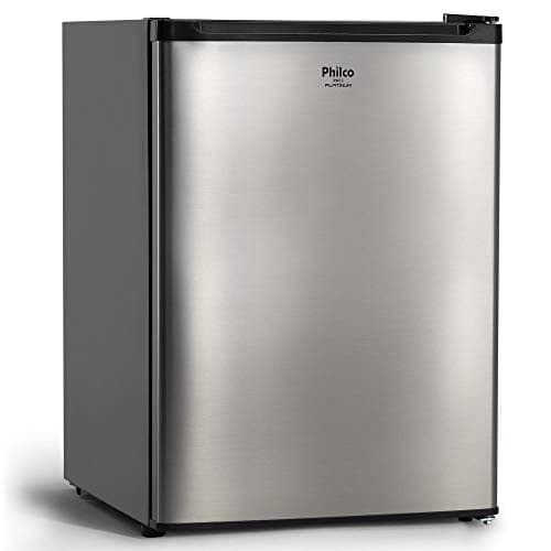 Frigobar Philco Ph85 Platinum 68l, aço inoxidável, prata escuro, 110v