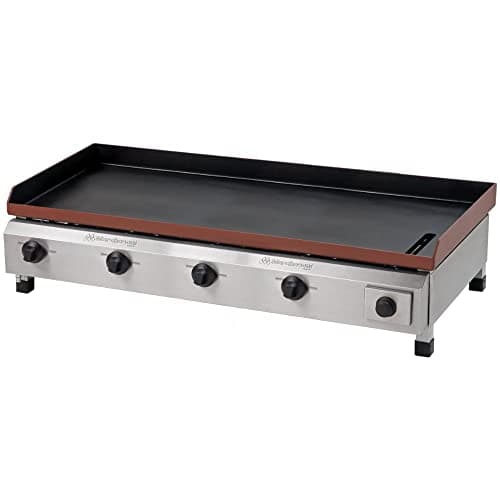 Chapa Dobrada Profissional 100x50 com 4 Queimadores em Inox - Marchesoni