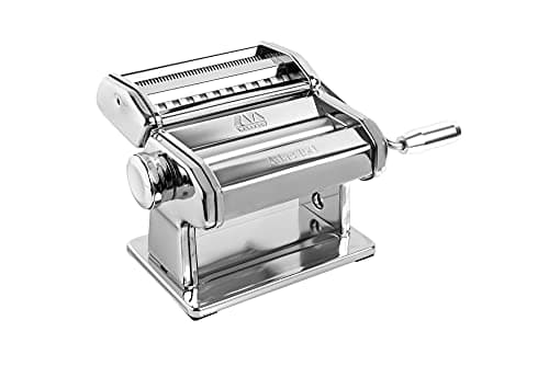 Máquina para macarrão Atlas 150 Marcato 1109 em aço inoxidável, modelo frontal