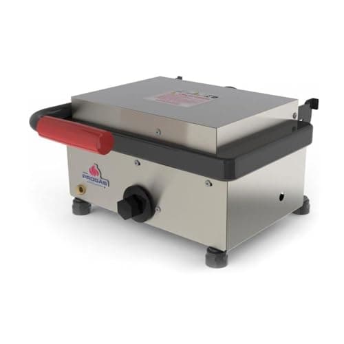Mini Grill Elétrico Sanduicheira Lanches Progás Chapa Para Hamburguer 220 Volts em aço inoxidável