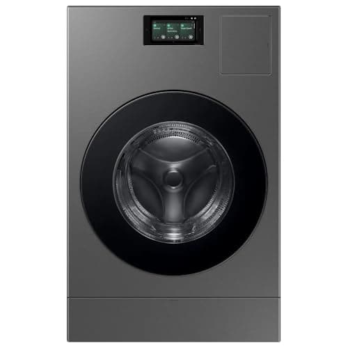 Lavadora frontal Samsung Lava e Seca Bespoke AI cinza metálico 20kg