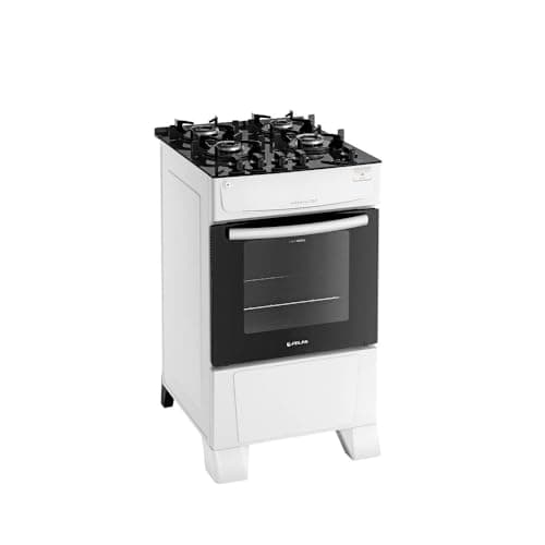 Fogão Atlas 4 Bocas branco Mônaco Top Glass com Acendimento automático - Bivolt