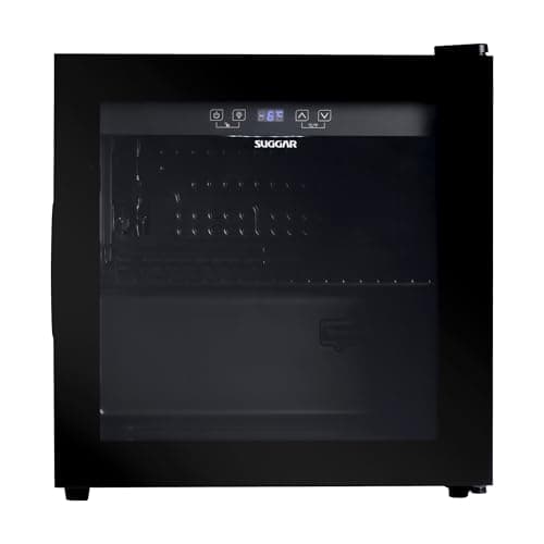 Cervejeira Suggar 48L 127V Preta com Porta de Vidro