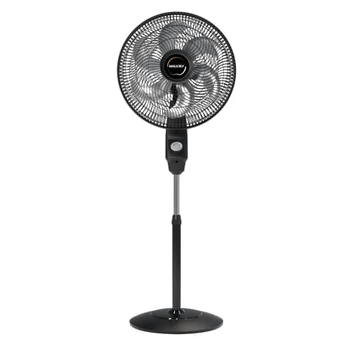 Ventilador de Coluna Mallory Éolo Silencioso Hélice 6 Pás 40cm 126W Preto 127V