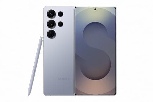 Smartphone Samsung Galaxy S25 Ultra 5G, cor Titânio Azul, com câmera quadrupla e stylus