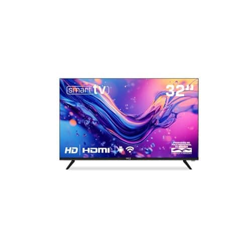 Smart TV HQ 32" HD tela sem bordas Androind 12 design slim HQS32NKHM