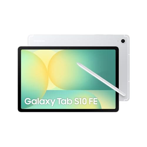 Tablet Samsung Galaxy Tab S10 FE 128GB 8GB RAM Tela Imersiva 10.9" 90Hz IP68 Android 15 Cor Prata