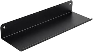 Prateleira de Parede Multiuso, Decoração e Organização de Parede para Quadros, Sala, Cozinha, Banheiro, Garagem, Oficina, feita de Metal - Geguton (30 cm)