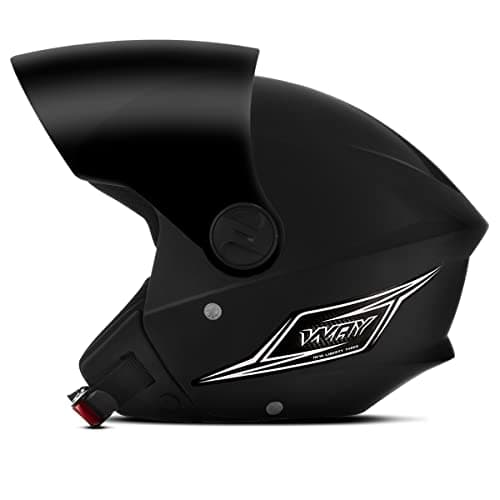 CAPACETE ABERTO MIXS WAY PRETO FOSCO TAM. 58 VIS. FUMÊ