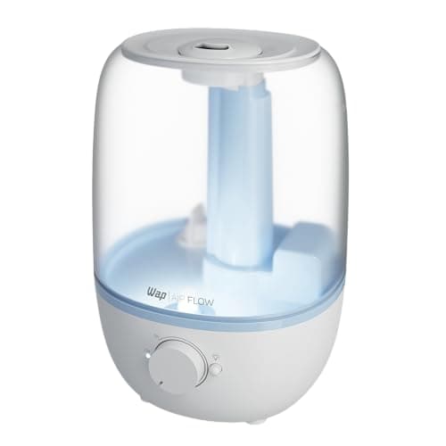 Umidificador de ar WAP AIR FLOW U2 com difusor de aromas, controle de velocidade e compartimento transparente.