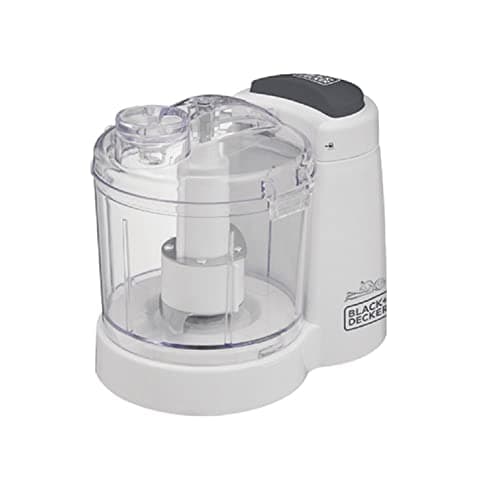 Mini processador de alimentos BLACK+DECKER MP120B2 branco com detalhes em preto