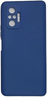 Capa de silicone azul escuro para Xiaomi Redmi Note 10 Pro