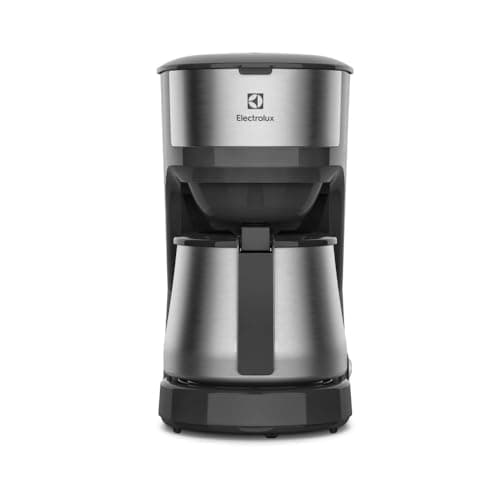 Electrolux Cafeteira Elétrica Jarra inox filtro permanente removivel sistema corta pingos capacidade 1,2L 30 xicaras função manter aquecido ECM22 127v