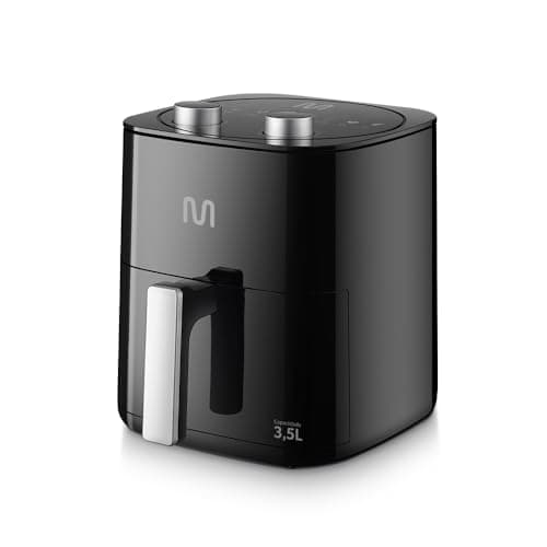Fritadeira Elétrica sem óleo Air Fryer 3,5L 1350W 220V com Timer Sonoro Preto Multi - GO230