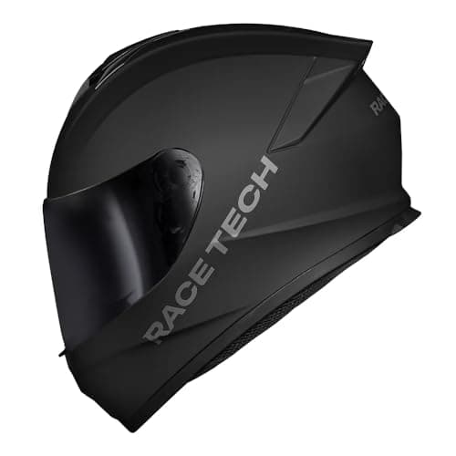 Capacete Race Tech Hit Esportivo Monocolor Preto Fosco