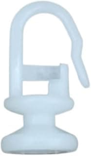 Deslizante para cortina Wave branco isolado em fundo branco