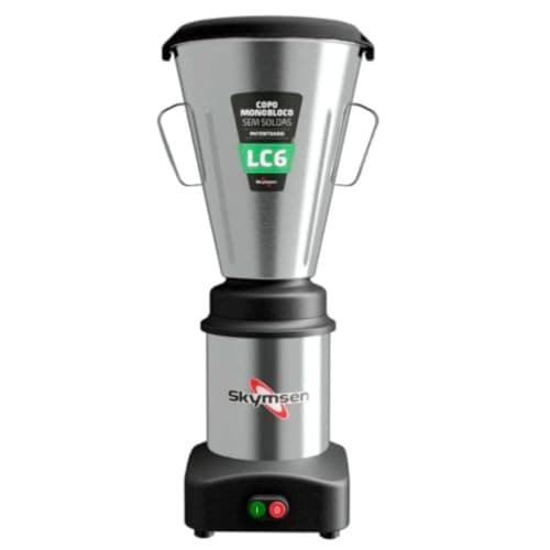 Liquidificador Industrial Skymsen LC6 6 Litros 127V em aço inoxidável