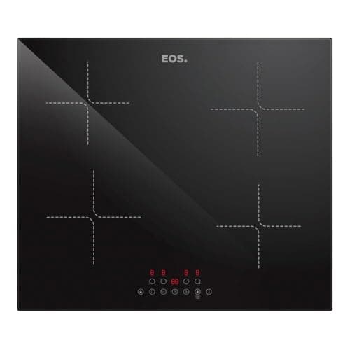 Cooktop de Indução 4 Bocas Eos 7200w Preto Eci04ep2 220v