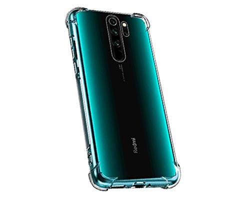 Capa anti-choque transparente para Xiaomi Redmi Note 8 Pro 2019, verde esmeralda