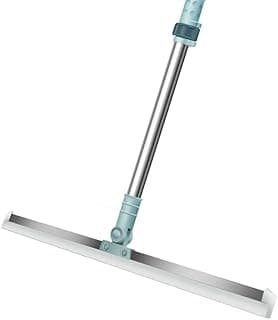 Rodo Vassoura Mágica de Silicone 2 em 1, Multiuso Com Cabo Extensível, Rotação 180°, Ajustável 50 cm de Largura | Praticidade na limpeza | Marca Layed®
