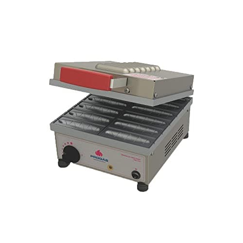 Máquina Crepeira Elétrica Progás P30402, alumínio, 12 crepes em 5 minutos, 220V