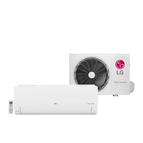 Ar condicionado split LG branco unidade externa e interna