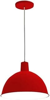 Taschibra TD 821 02110002-14, Lum Pendente Design E27, 100W, Vermelho