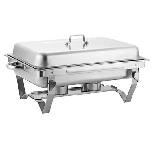 Rechaud Retangular Buffet 2 Cubas 11 Litros