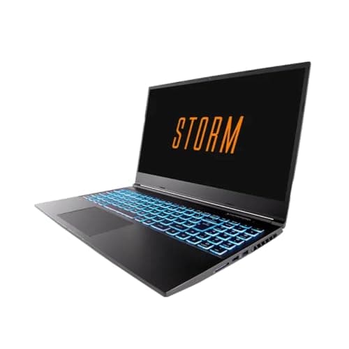 Notebook gamer Avell Storm 305 teclado azul dragão em chamas