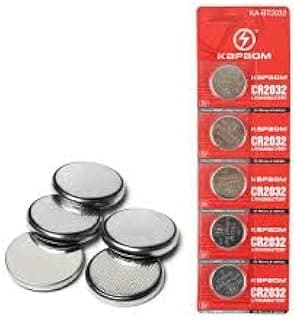 Cartela Com 5 Baterias Cr2032 Litio 3v Alta Duracao Para Controles Relogios Placas Mãe Calculadoras Chaves Carro Brinquedos Eletronicos Pilha Tipo Moeda Confiavel E Segura
